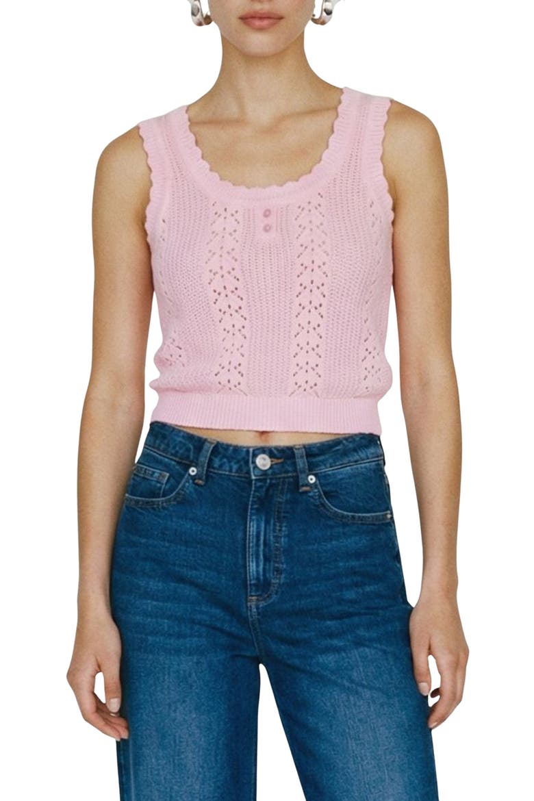 Secret Sands Knit Tank, Main, color, PINK-A-BOO