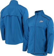 FANATICS Men's Fanatics Branded Blue Winnipeg Jets Alternate Logo Rinkside Mock Full-Zip Jacket