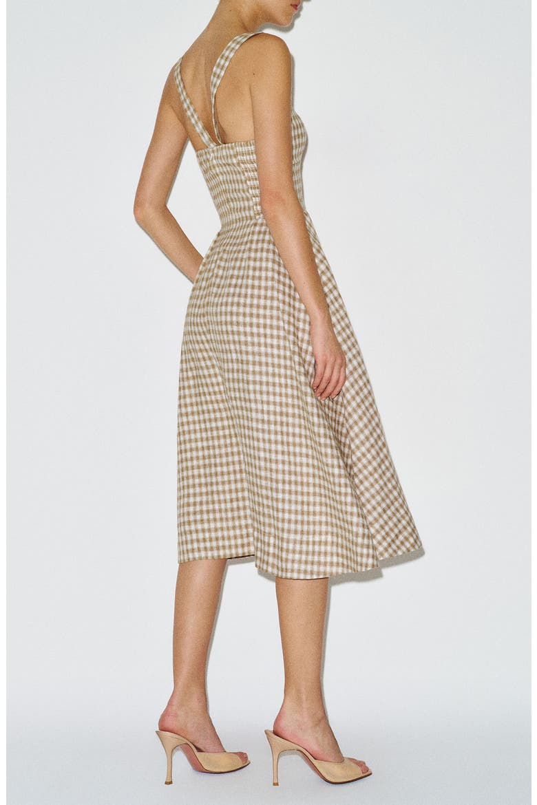 Roma Linen Sundress, Alternate, color, DUNES CHECK