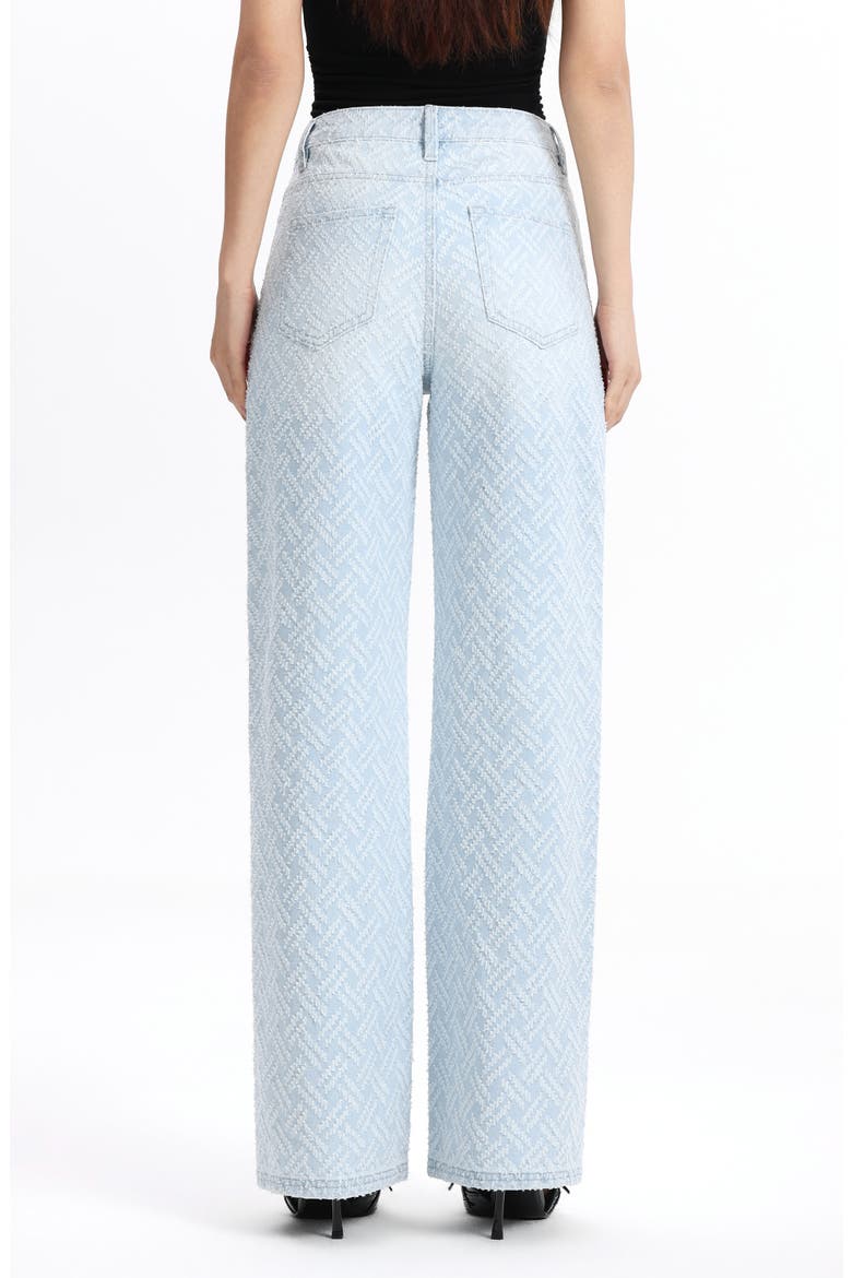 High Waist Straight Leg Jeans, Alternate, color, NEBULA