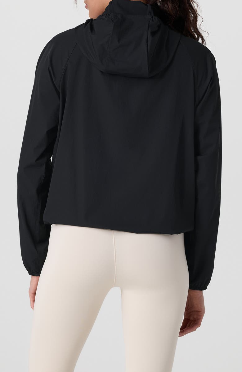 Vuori Renew Water Repellent Hooded Jacket, Alternate, color, Black