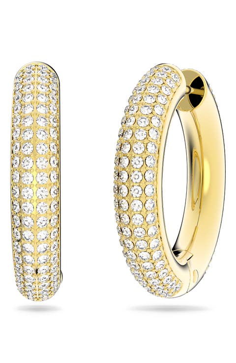 Dextera Crystal Hoop Earrings