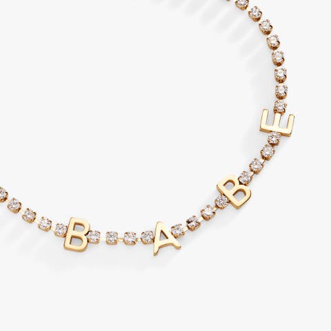Babe Tennis Chain Bracelet