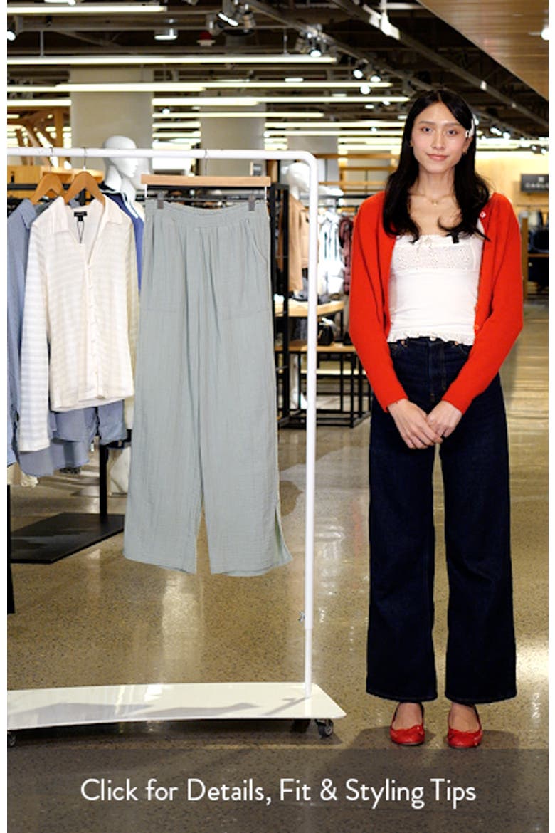 Meadow Wide Leg Cotton Gauze Pants video