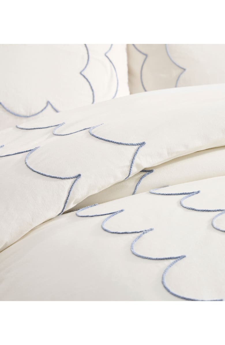 Peri Home Daydream Scallop Comforter & Pillow Shams Set, Alternate, color, Ivory
