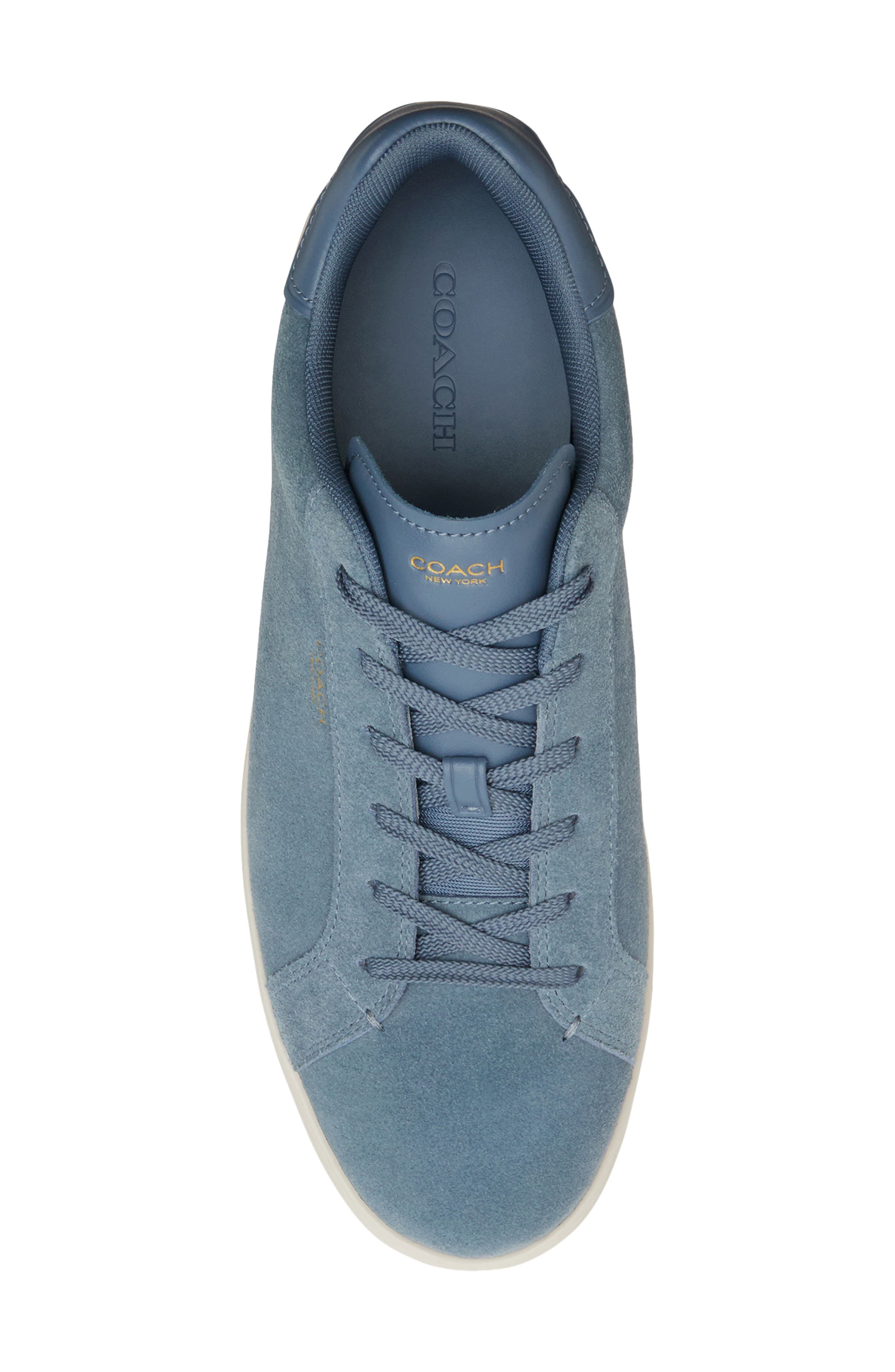 COACH High Line Sneaker, Alternate, color, Light Denim/ Chalk