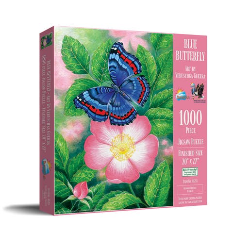 Blue Butterfly 1000 piece Jigsaw Puzzle for Adults