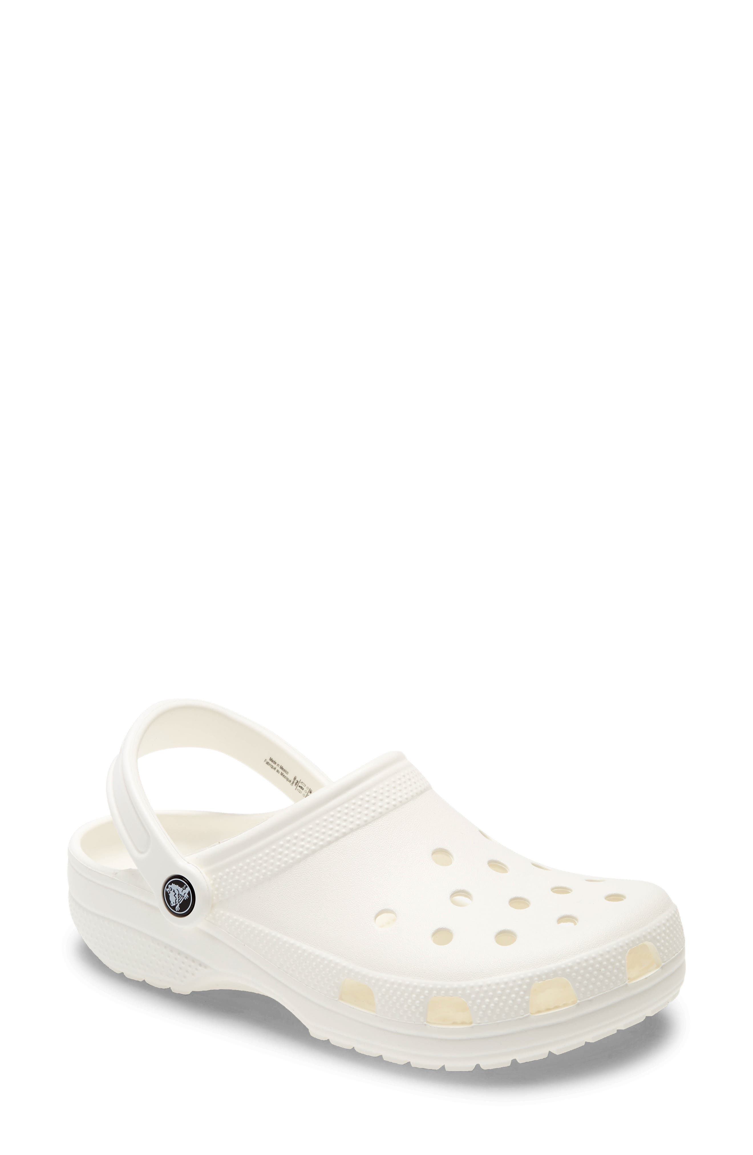 CROCS Gender Inclusive Classic Clog, Main, color, White