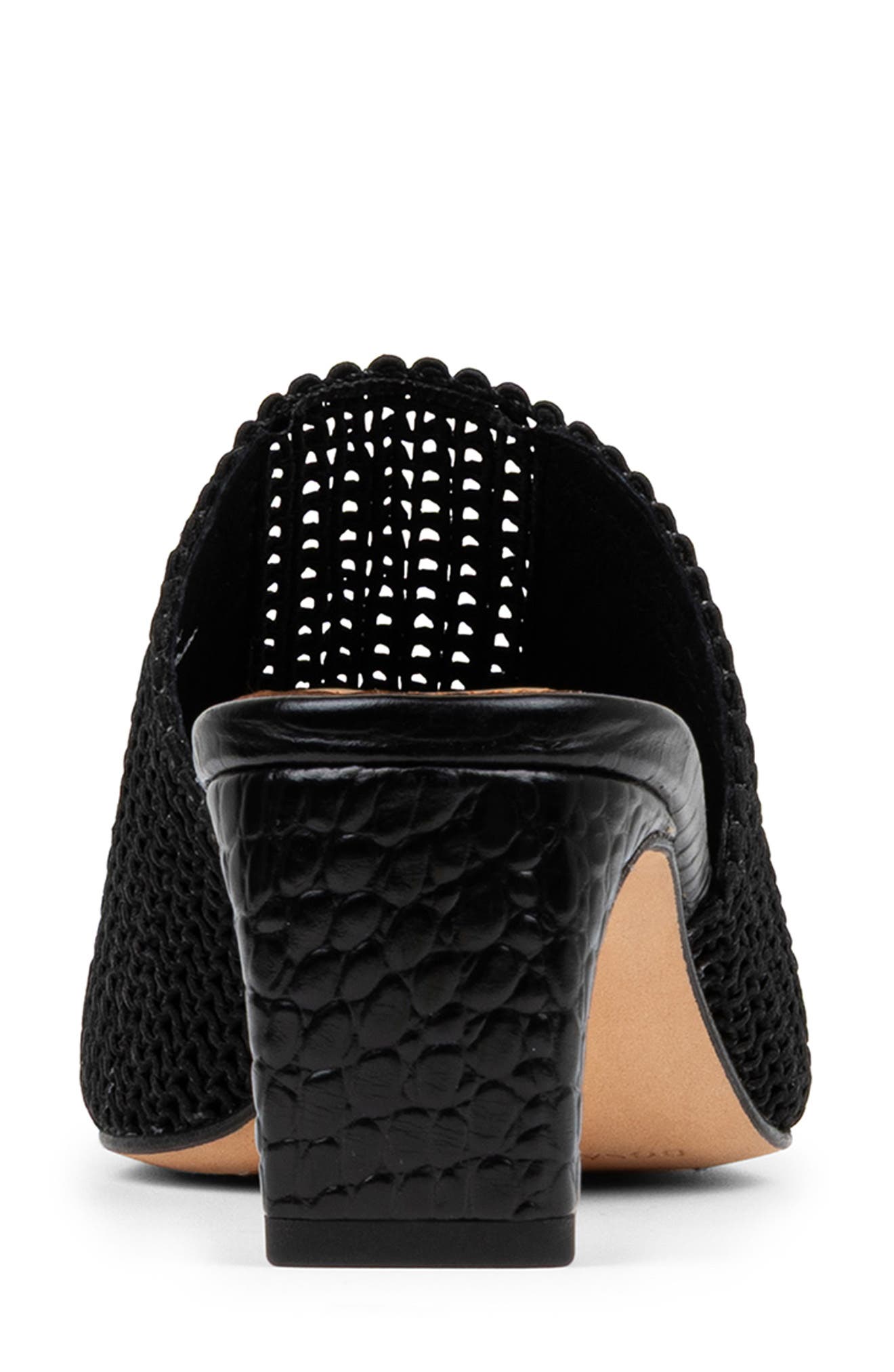 Donald Pliner Block Heel Mule, Alternate, color, Black