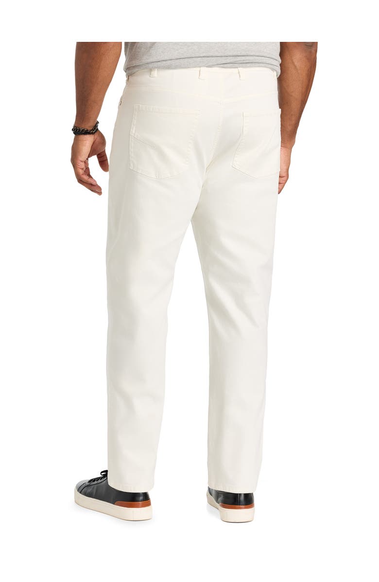 True Nation by DXL Big & Tall Iconic 5-Pocket Everyday Stretch Pants, Alternate, color, Coconut Milk