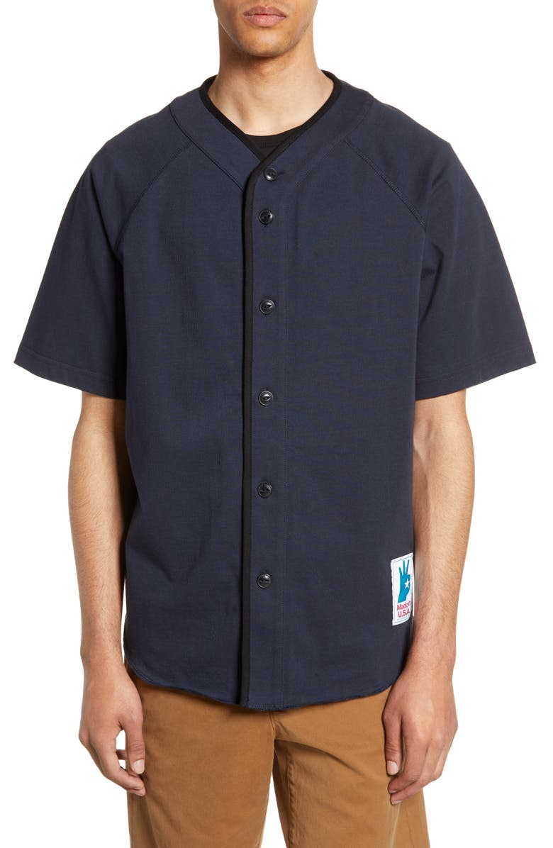 rag & bone Made in America Baseball Jersey, Alternate, color, 