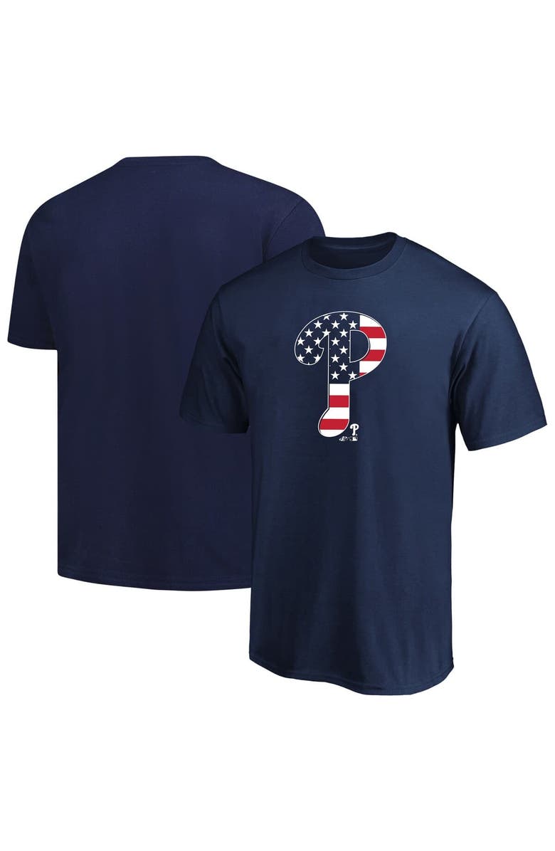 PROFILE Men's Profile Navy Philadelphia Phillies Big & Tall American T-Shirt, Alternate, color, Navy