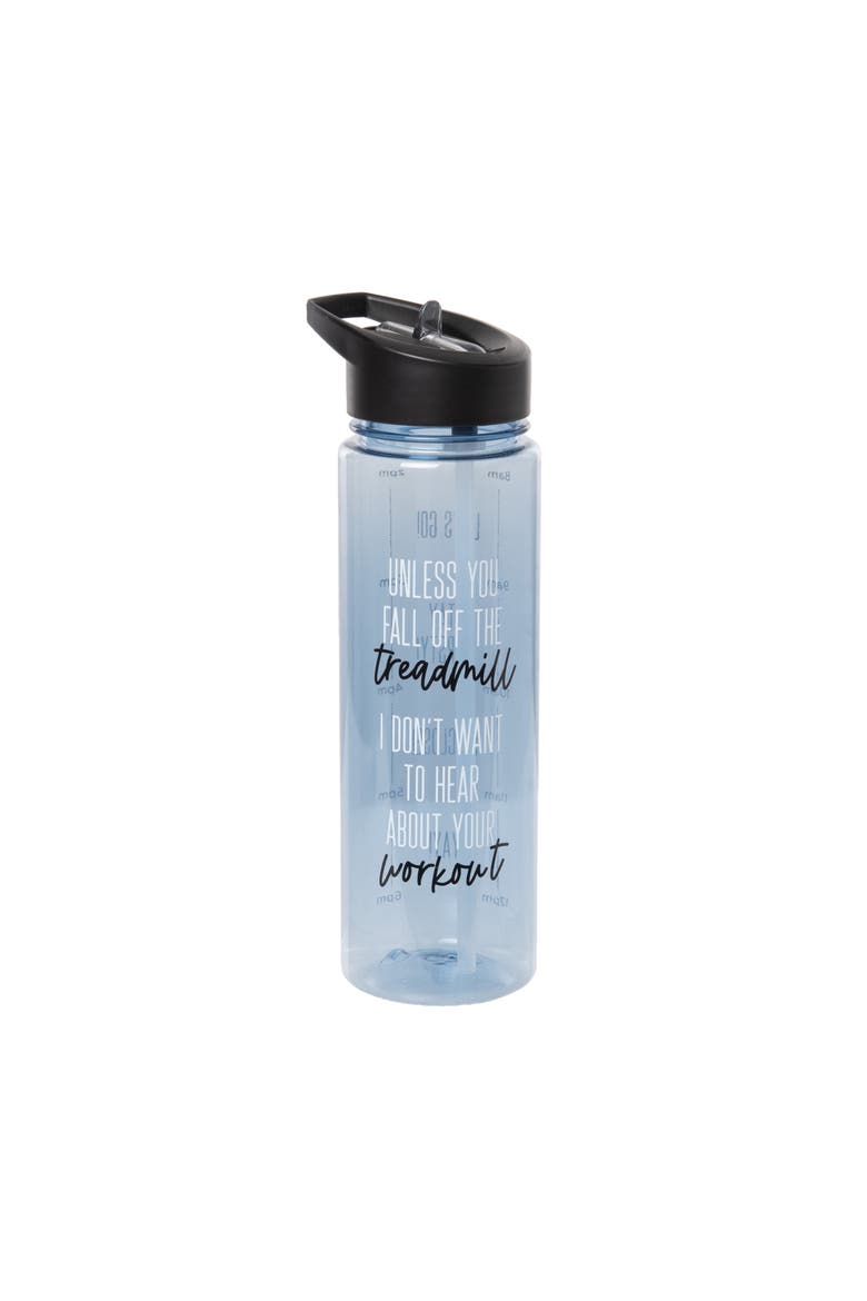 Unless you Fall Off Tritan Bottle Plastic Blue 22 oz, Main, color, Clear