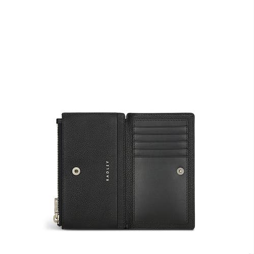 Radley London Coin Street Medium Ziptop Wallet In Black