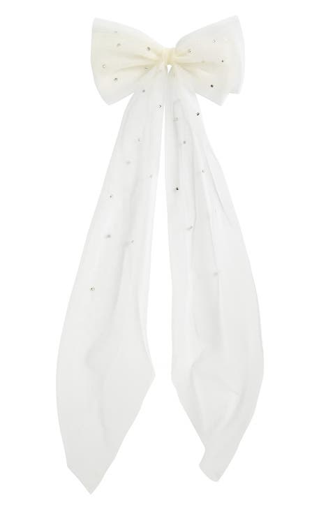 Solene Embellished Tulle Bow