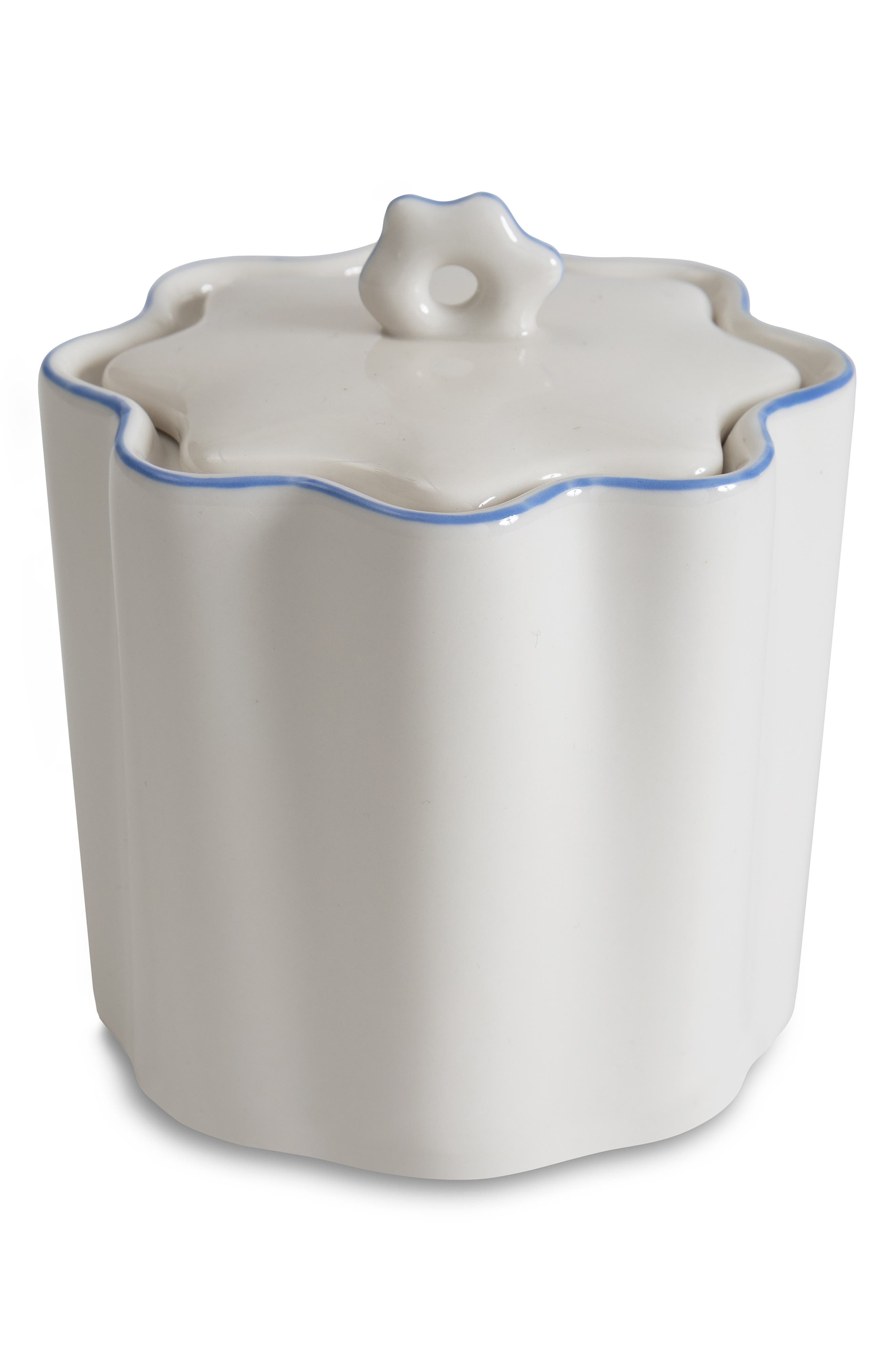 WHITE/ CORNFLOWER BLUE