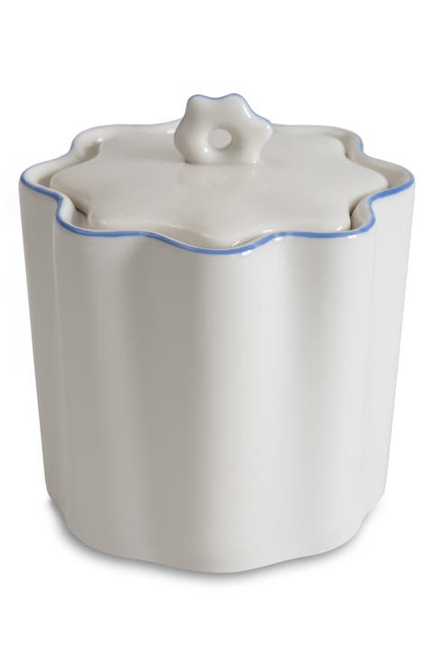 Le Marais Porcelain Cotton Ball Jar