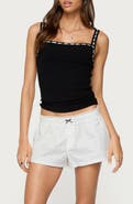 EDIKTED Leilani Ribbon Lace Trim Camisole