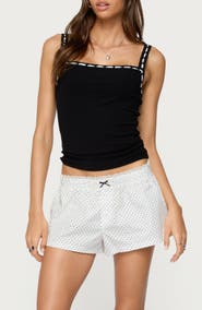 EDIKTED Leilani Ribbon Lace Trim Camisole