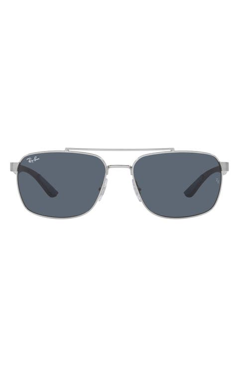 59mm Aviator Sunglasses