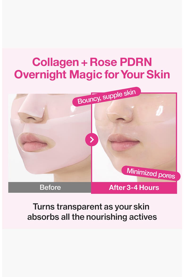 No.2 Rose PDRN Overnight Collagen Mask, Alternate, color, NO COLOR