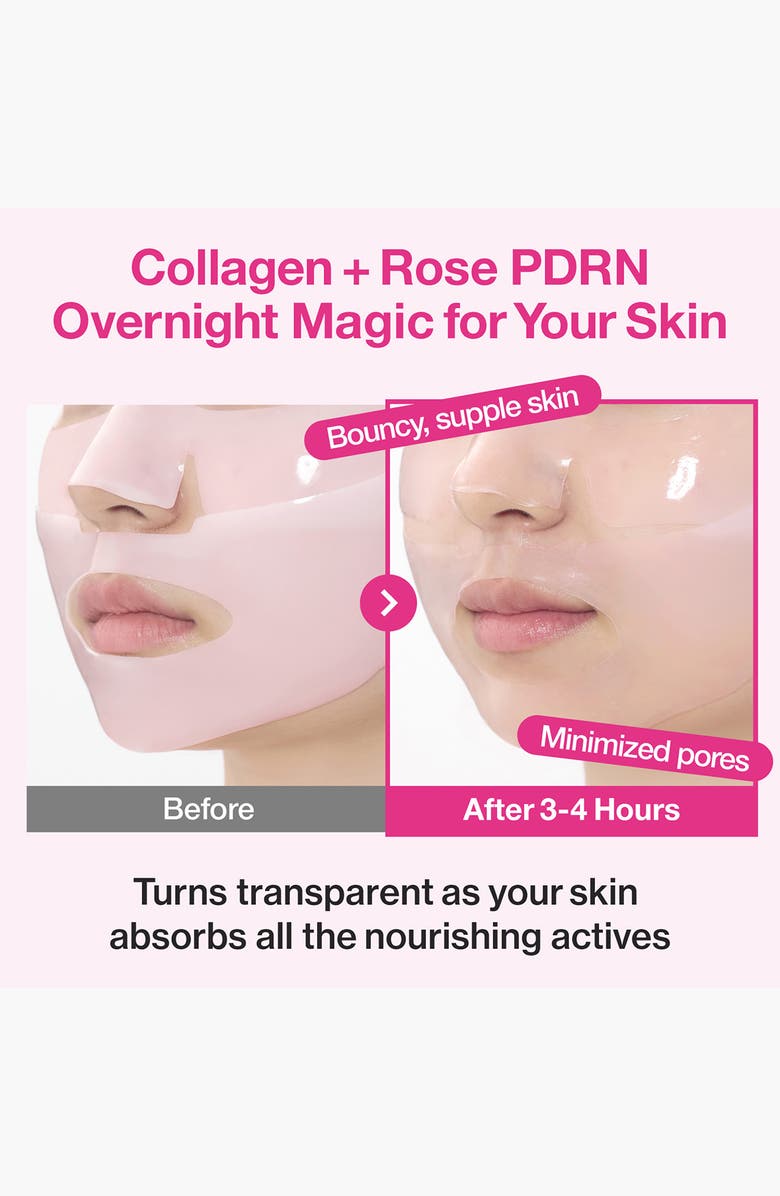 Numbuzin No.2 Rose PDRN Overnight Collagen Mask, Alternate, color,