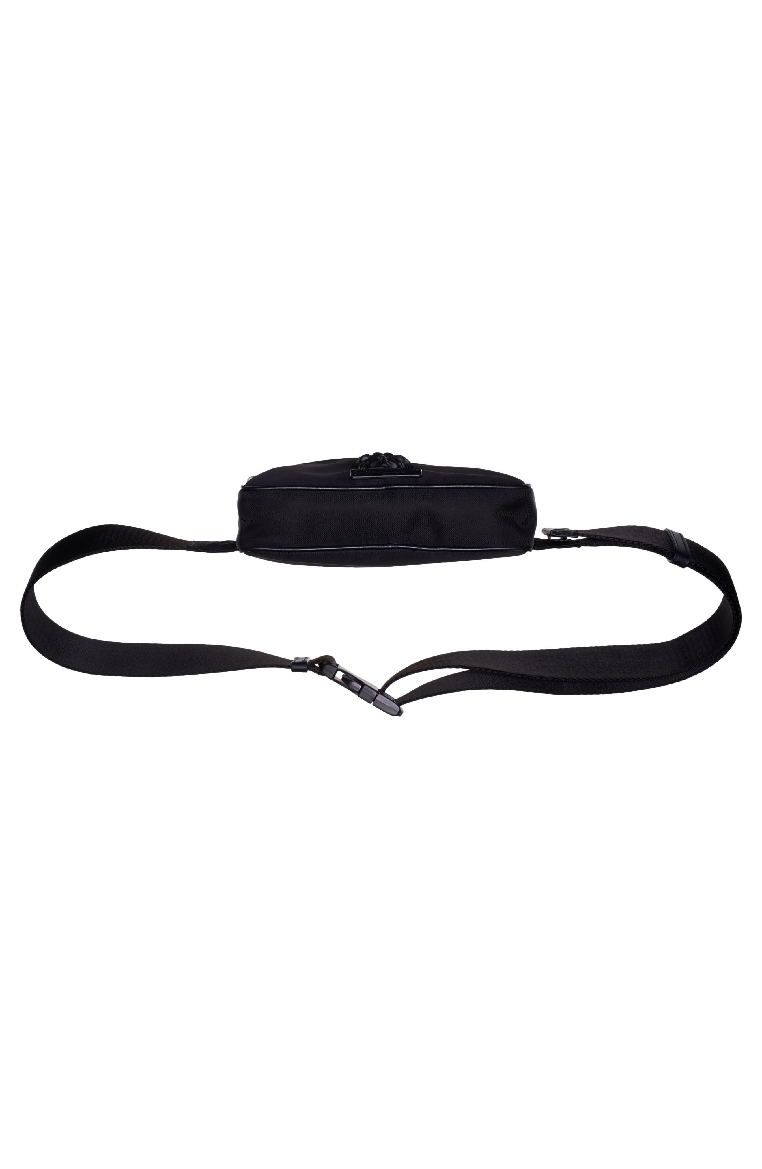 Versace Medusa Nylon Belt Bag, Alternate, color, 