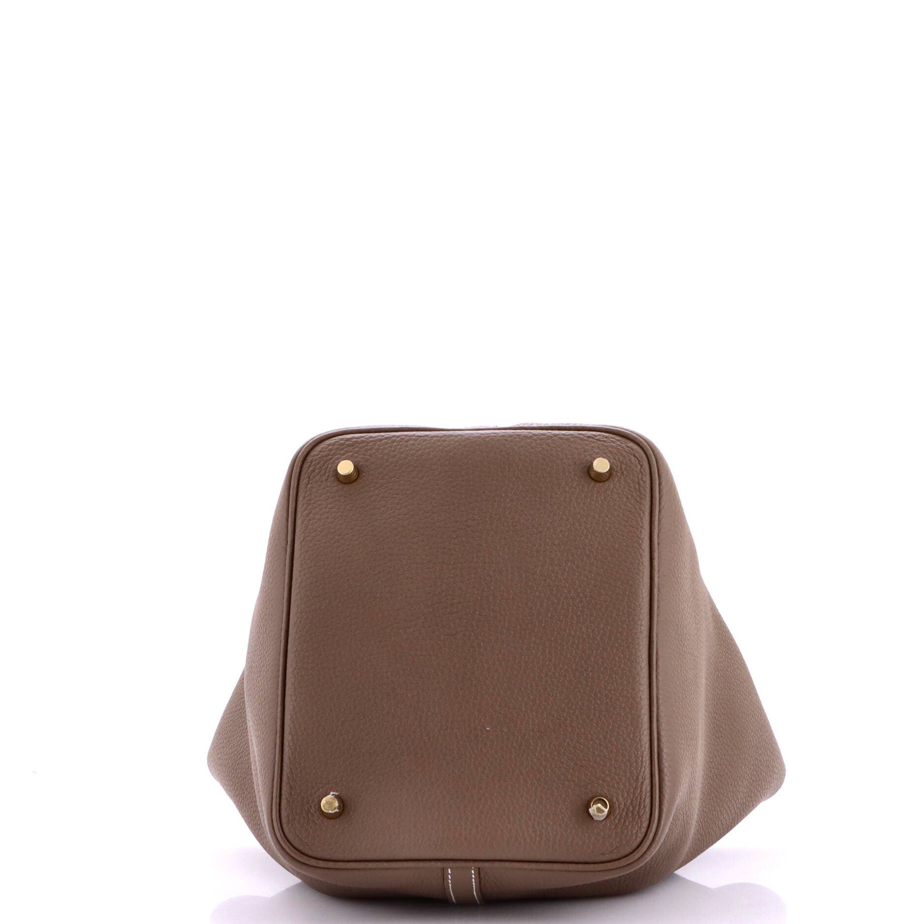 Picotin Lock Bag Clemence Mm, Alternate, color, Grey
