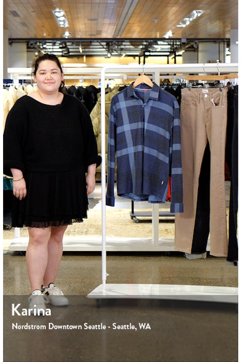 Big Plaid Tech Fleece Button-Up Shirt video