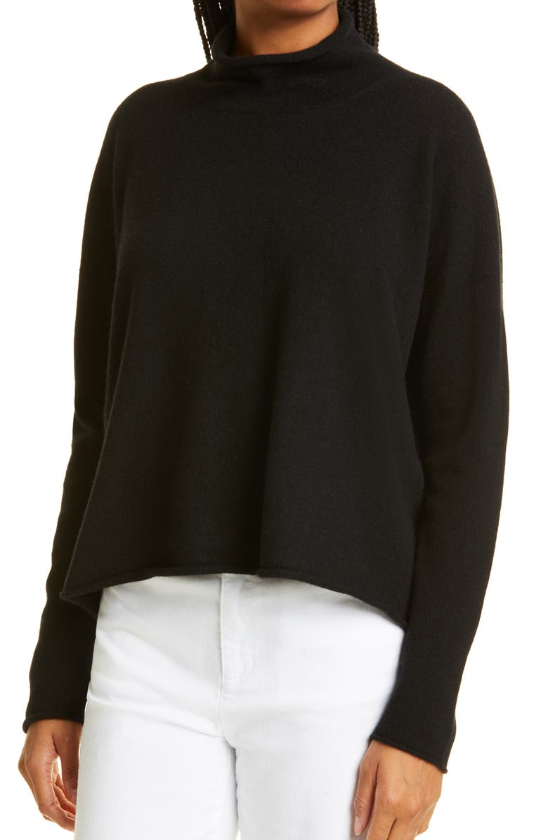 Eileen Fisher Boxy Turtleneck Sweater, Alternate, color, 