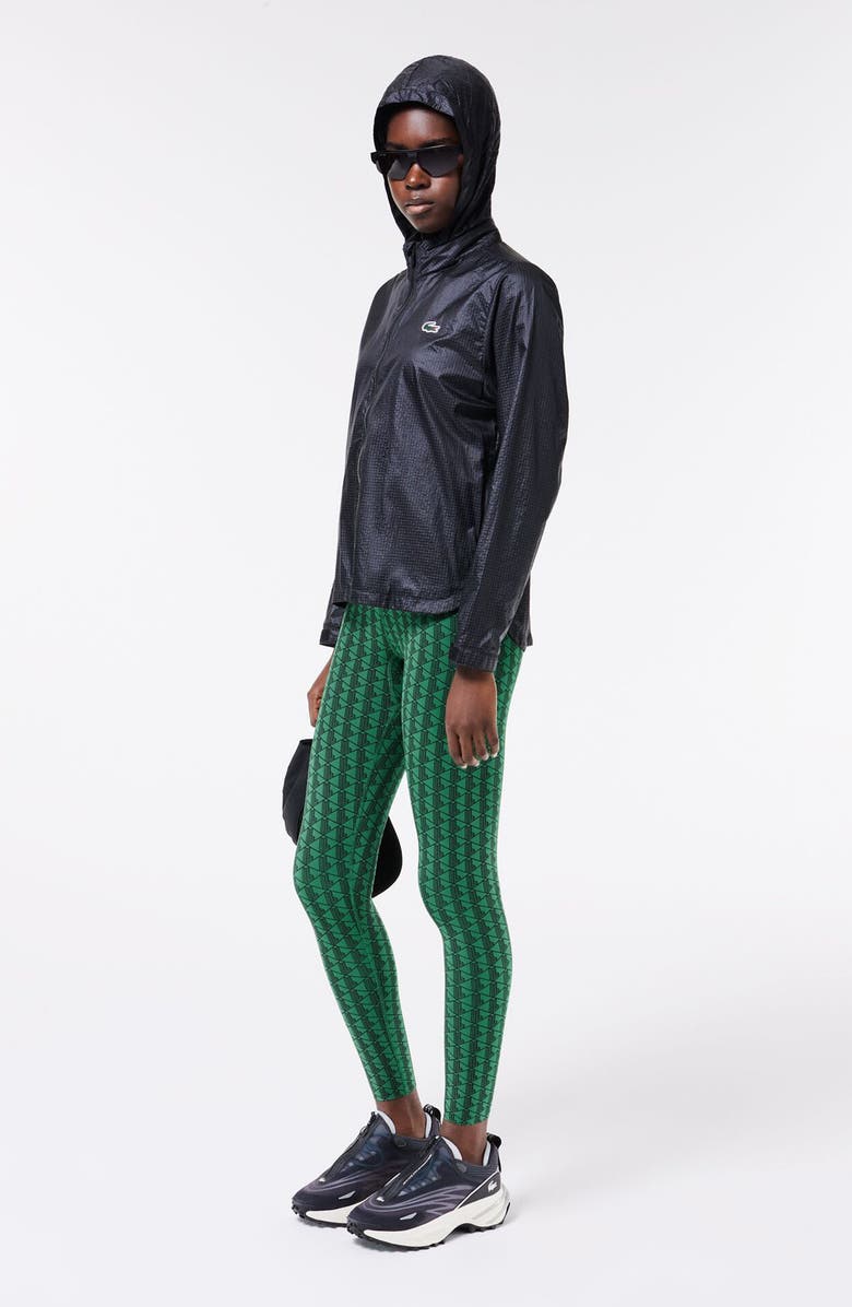 Lacoste Sport Leggings, Alternate, color, Rocket/ Sinople
