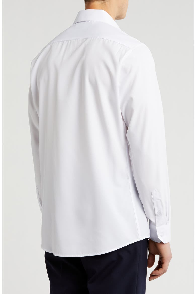 Comfort 4-Way Stretch Winkle Free Performance Dress Shirt, Alternate, color, WHITE