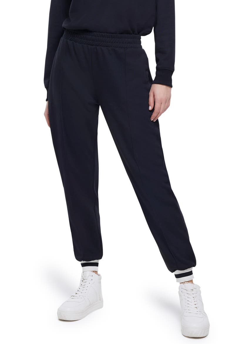 Tipped Cuff Joggers, Main, color, BLACK
