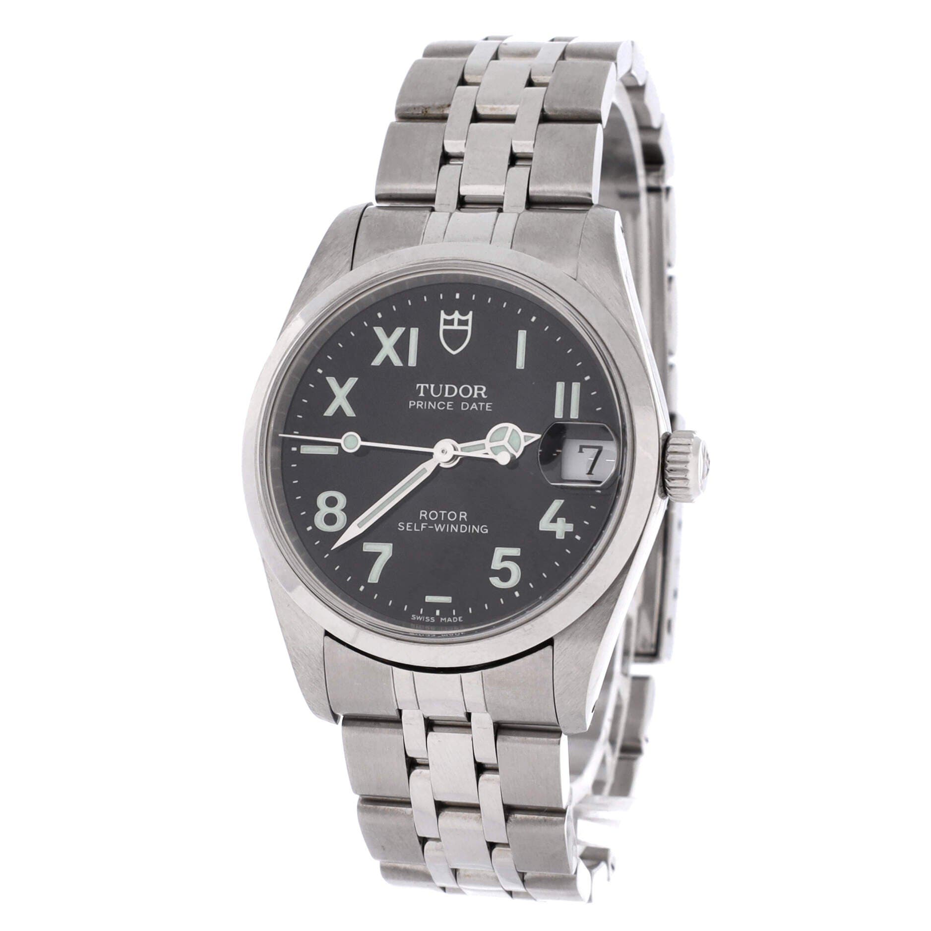 Prince Date Automatic Watch Stainless Steel 32, Alternate, color, Metallic Silver