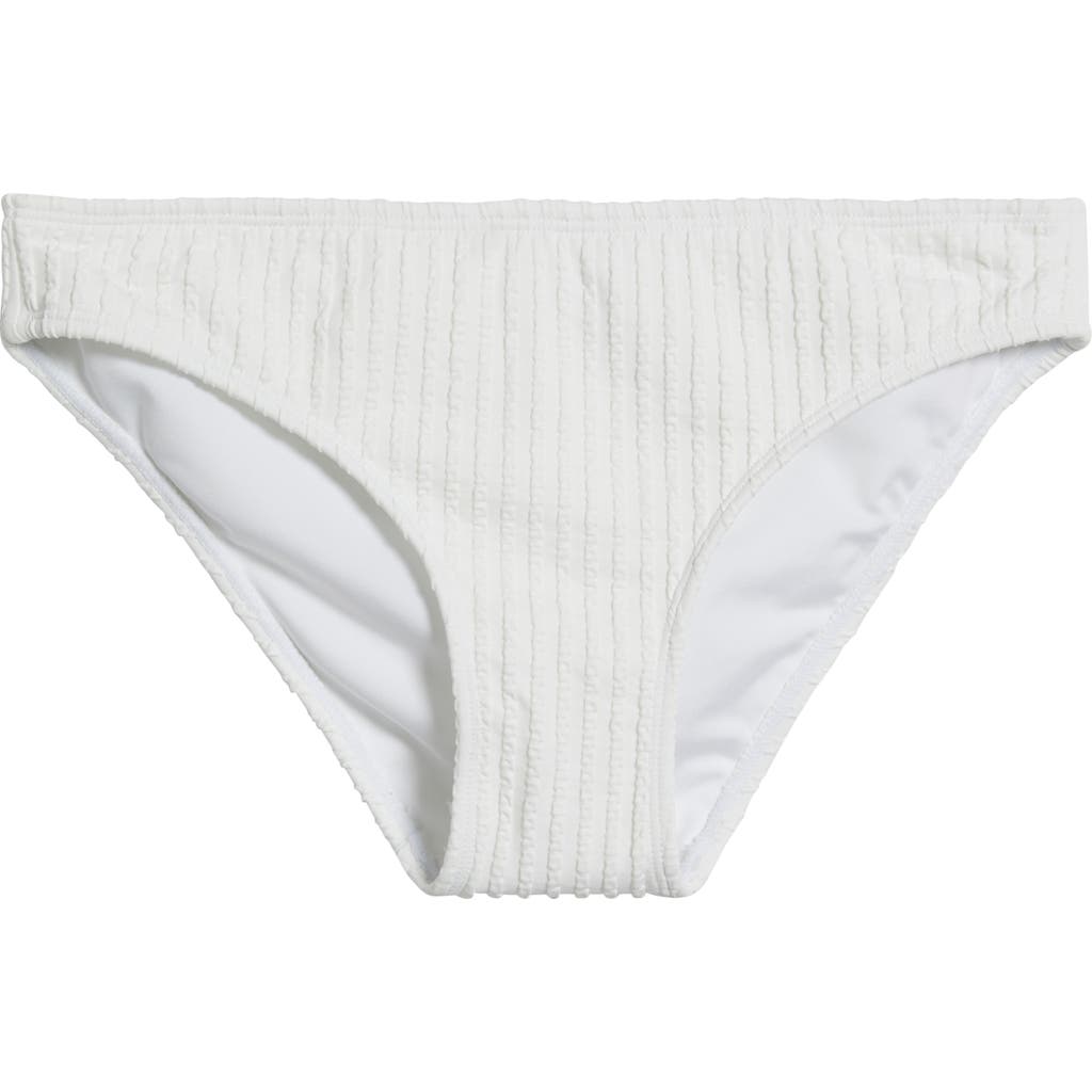 Bp. Rib Hipster Bikini Bottoms In White