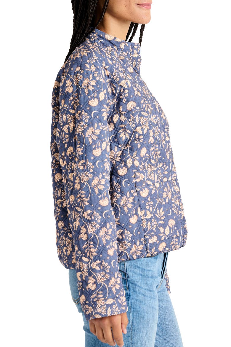 Eleanor Floral Quilted Jacket, Alternate, color, BELLFLOWER PRINT