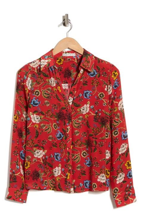 Eloise Floral Button-Up Shirt