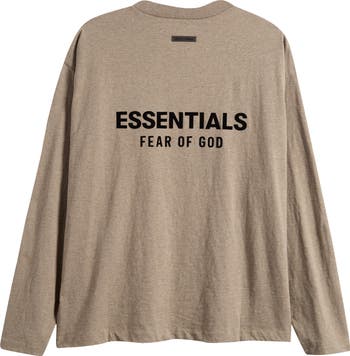Fear of God Essentials Classic Fit Long Sleeve Logo Graphic T