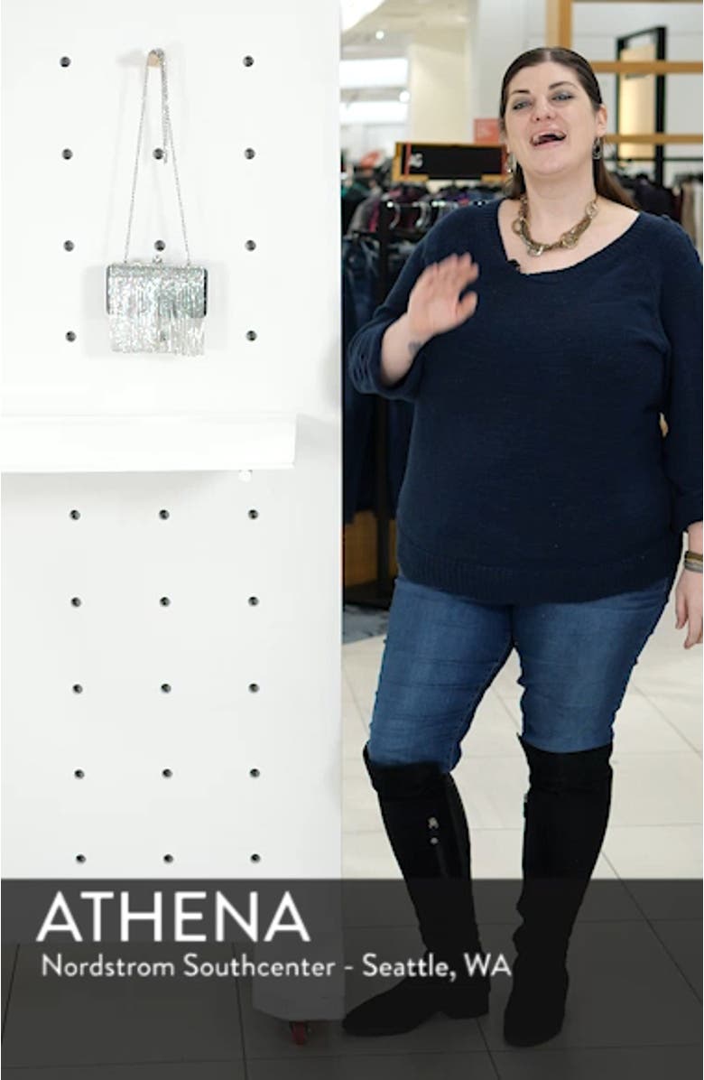 Crystal Fringe Box Clutch, sales video thumbnail