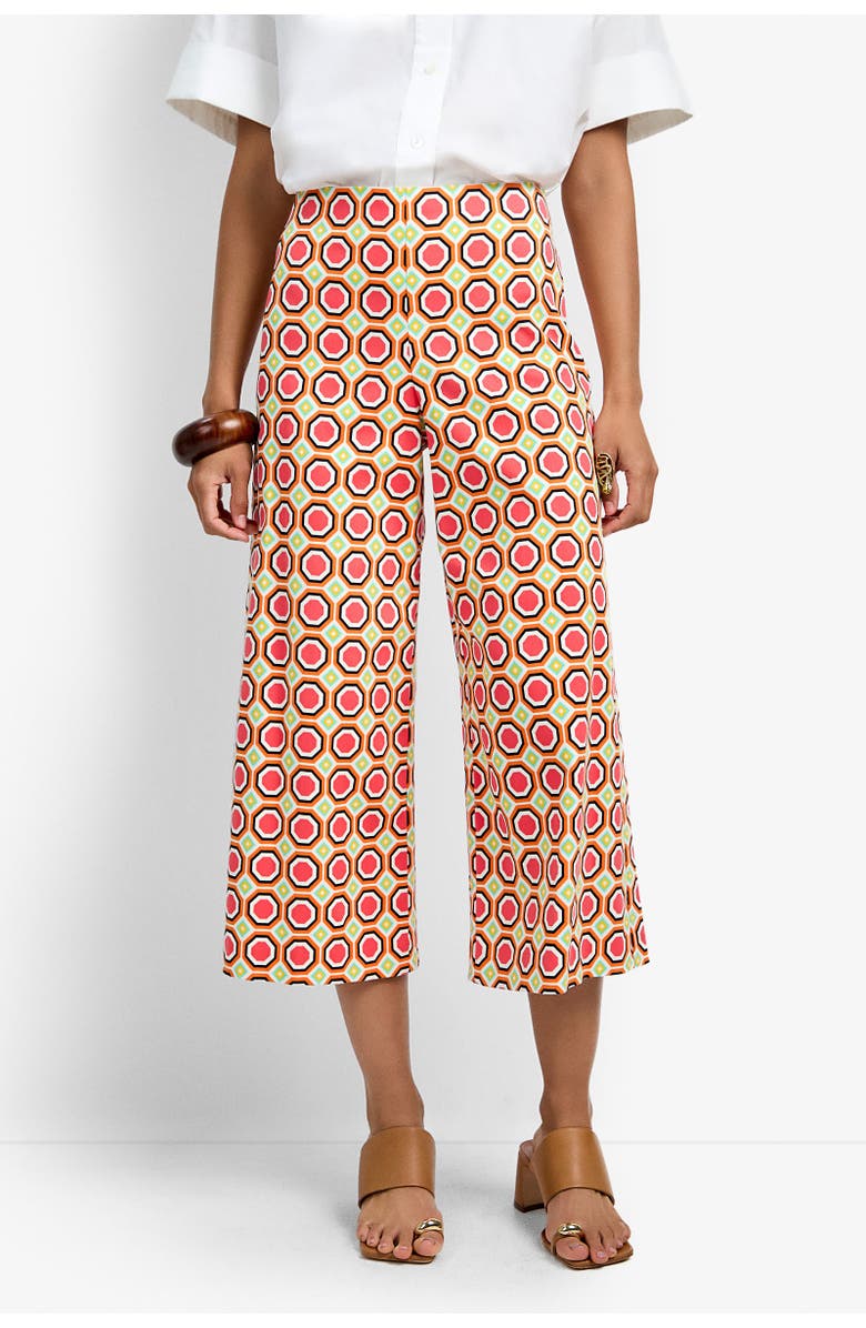 Trina Turk Diona Crop Pant Salerno, Alternate, color, Salerno