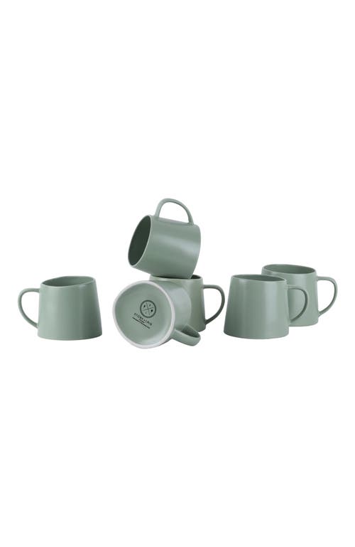 Stone Lain Delilah Porcelain 6-piece Mug Set In Pink