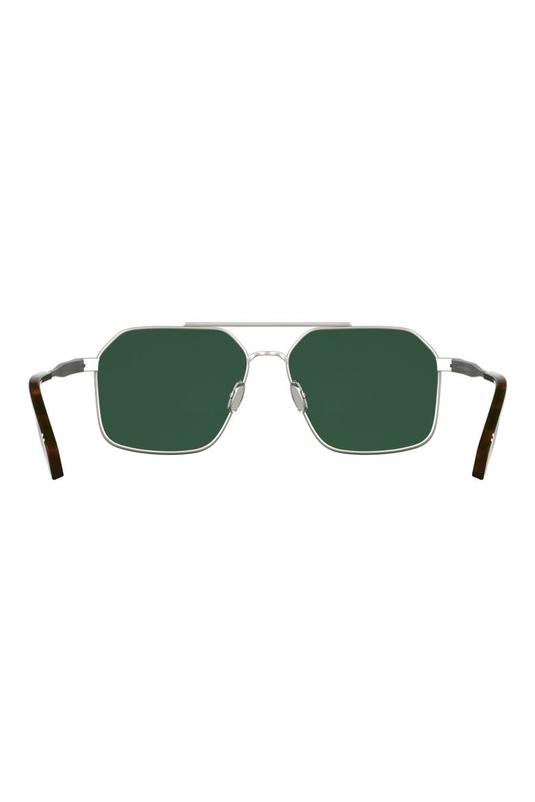 61mm Aviator Sunglasses, Alternate, color, MATTE LIGHT GUNMETAL