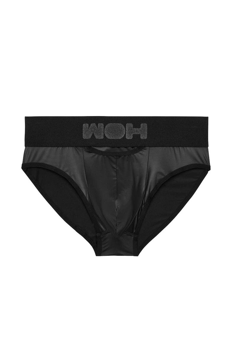 HOM WOH Night Universe Mini Briefs, Main, color, Black