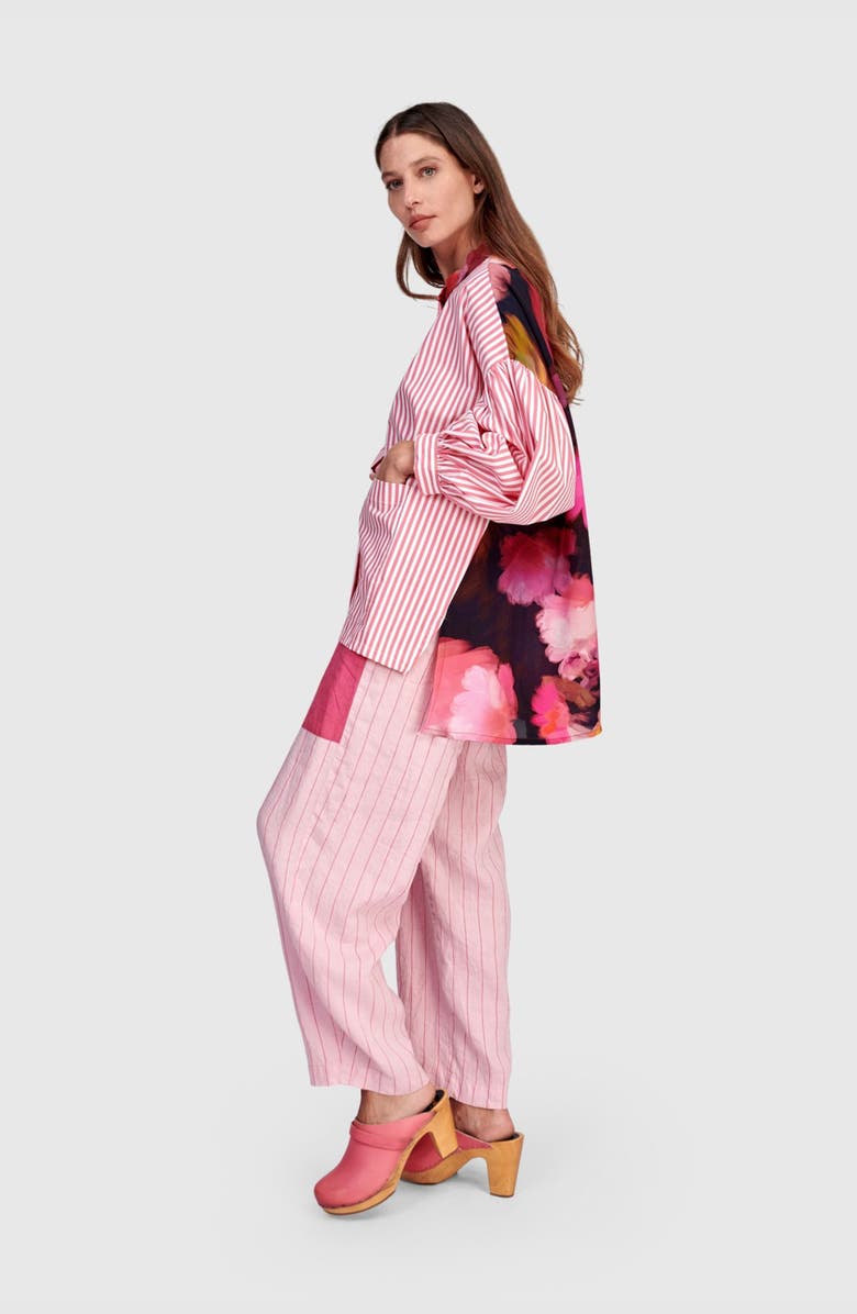 Alembika Paradise Puff Shirt, Alternate, color, Pink