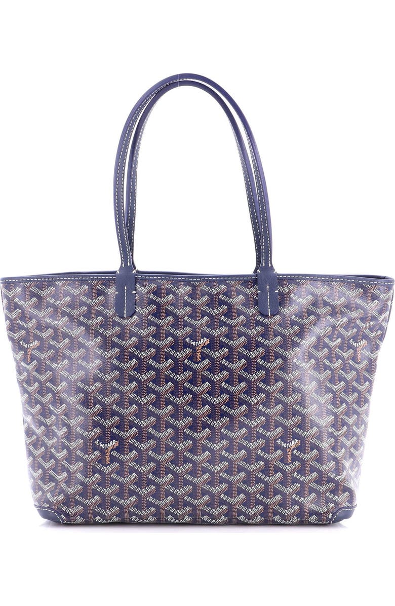 Pre-Owned Goyard Artois Tote Coated Canvas PM, Main, color, Blue