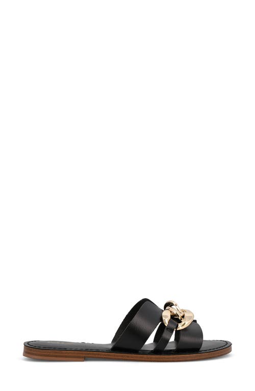 Mia Venetia Slide Sandal In Black
