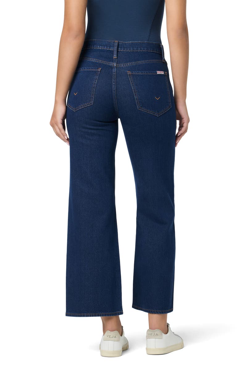 Hudson Jeans Rosalie High Waist Ankle Wide Leg Jeans, Alternate, color, Collins