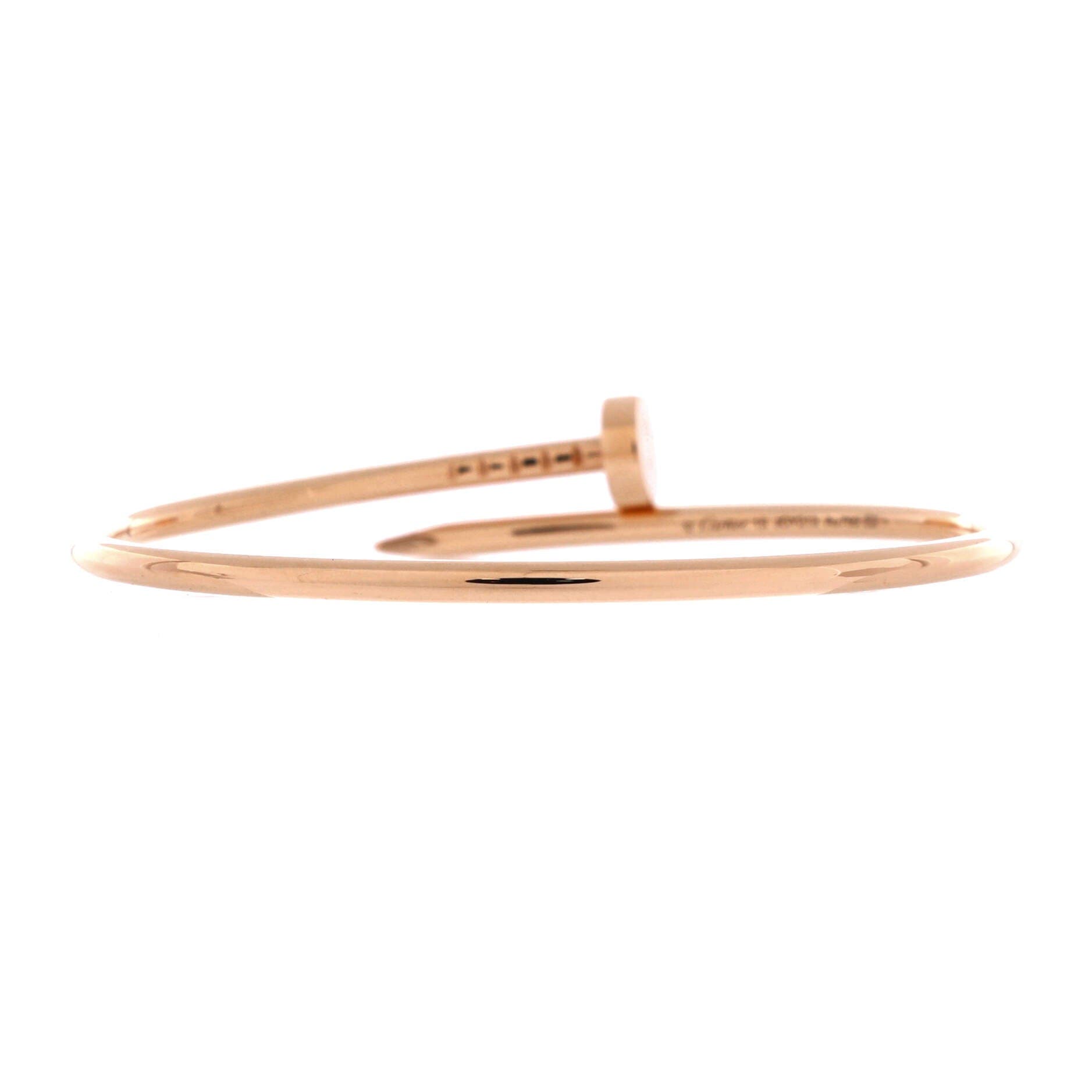 Juste un Clou Bracelet 18K Rose Gold Small, Alternate, color, Metallic Gold