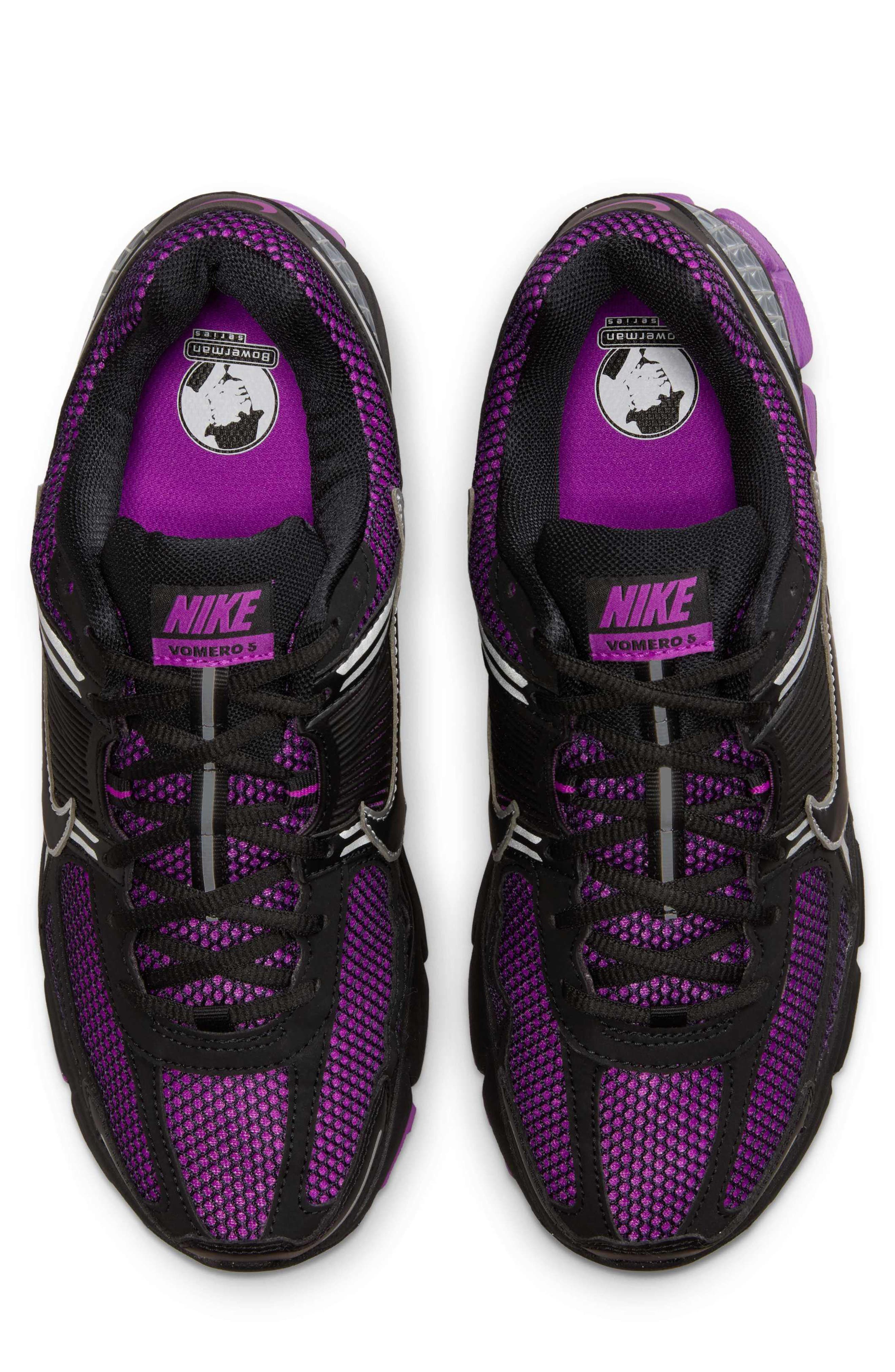 Zoom Vomero 5 Sneaker, Alternate, color, VIVID PURPLE/ METALLIC SILVER