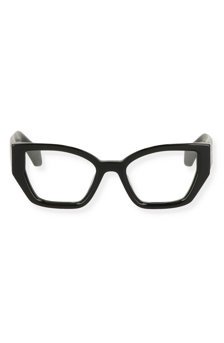 Off-White 7Q 52mm Optical Glasses, Main, color, Black